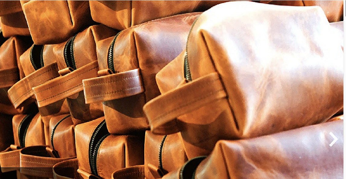 BLAQ'D the Brand Leather Dopp Kits