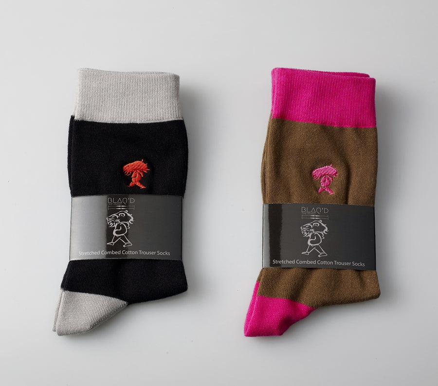 Stretch Combed Cotton Trouser Socks - Bundle