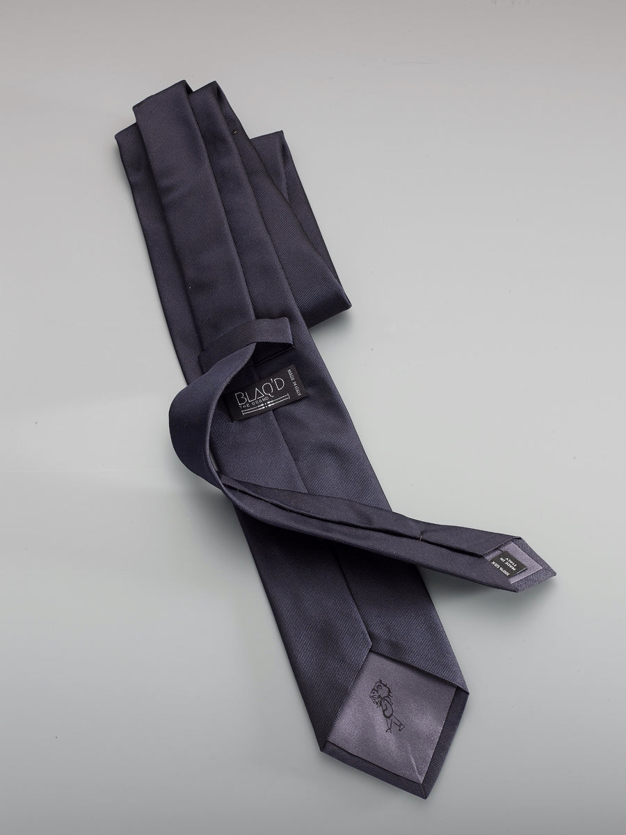 The Awe Black Skinny Tie