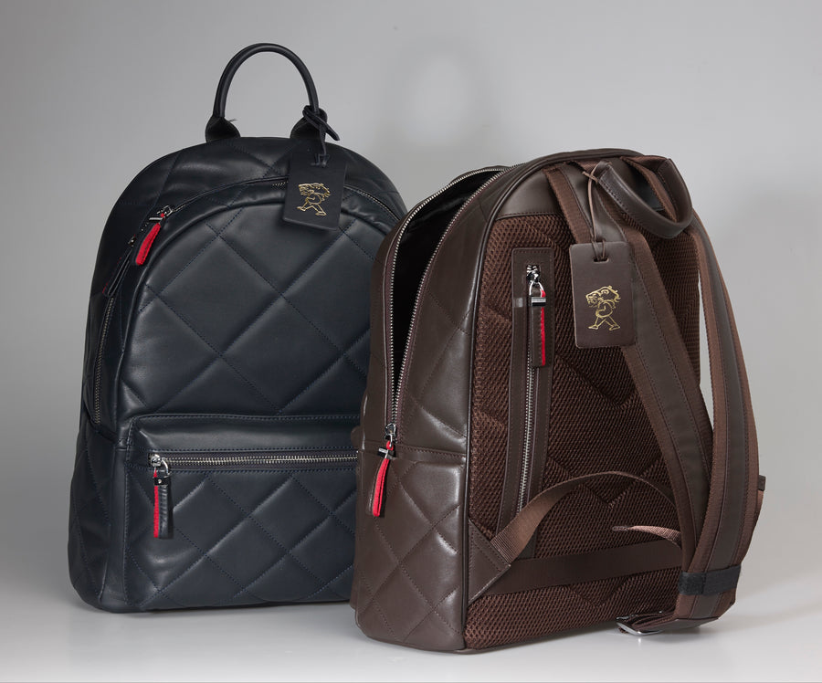 anderson's leather backpack The Anderson Leather Backpack – BLAQ'D the Brand